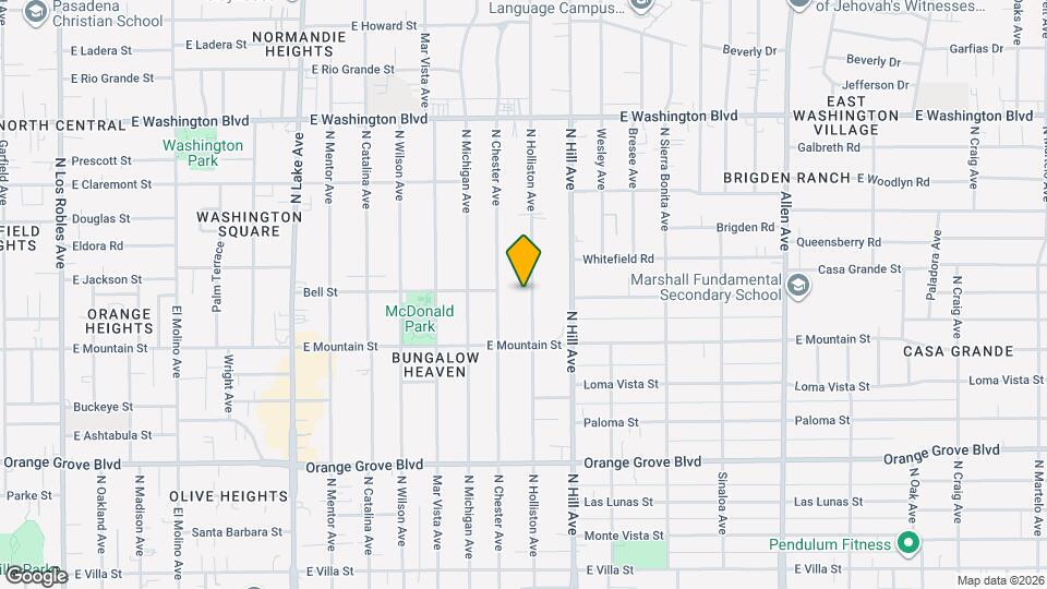 999 N Holliston Ave Mapa y Detalles de la Ubicación