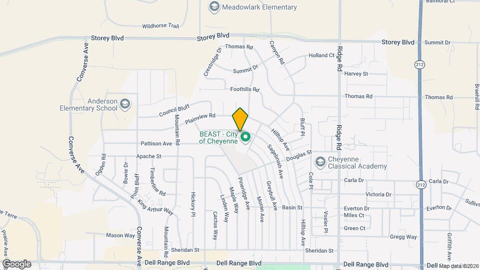 2619 Sagebrush Ave Map and Location Details