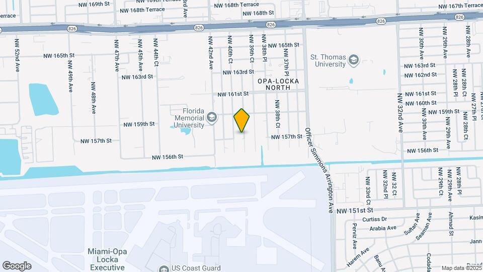 15700 NW 39th Pl Map and Location Details
