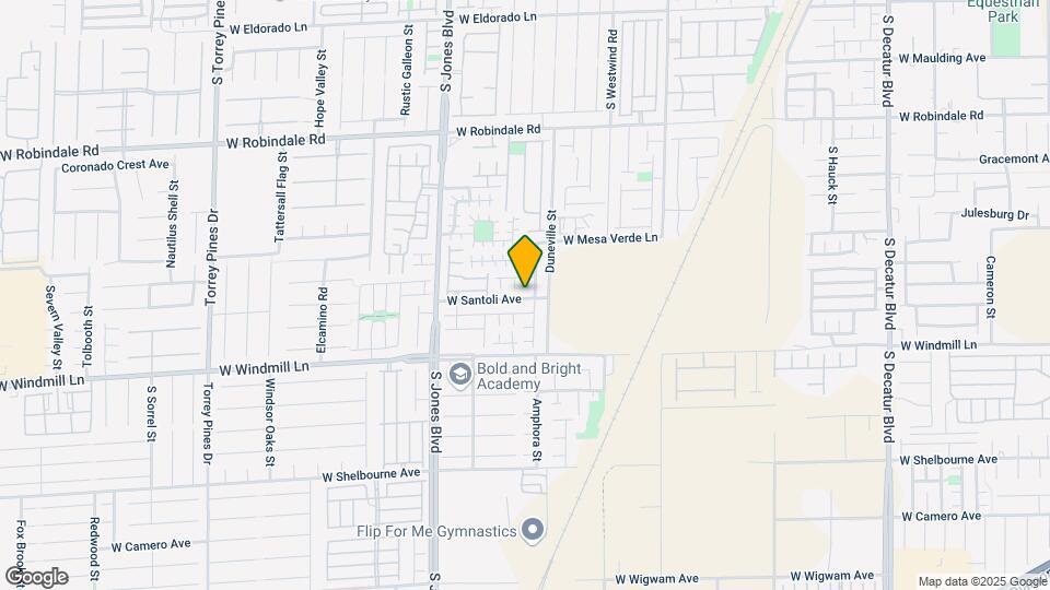 5858 W Santoli Ave Map and Location Details