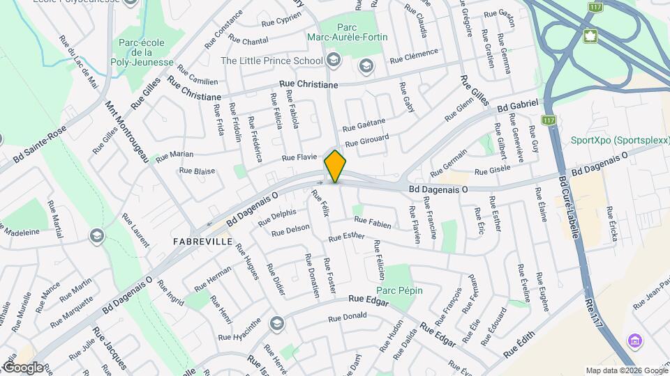 3288 Dagenais Boul O Map and Location Details