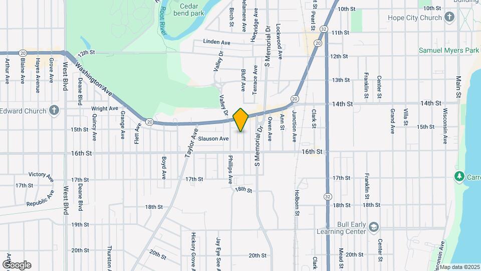 1538 Packard Ave Map and Location Details