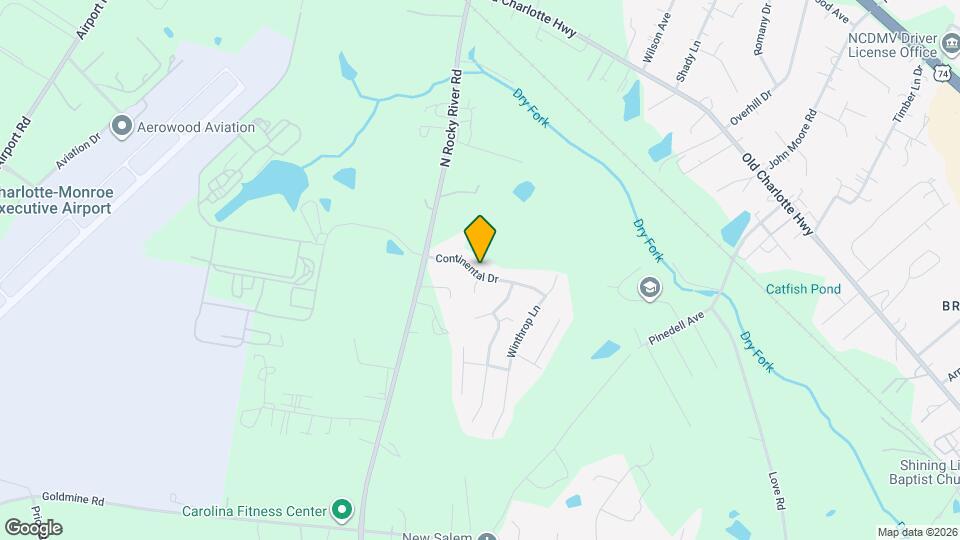 3402 Continental Dr, Unit 2044 Map and Location Details