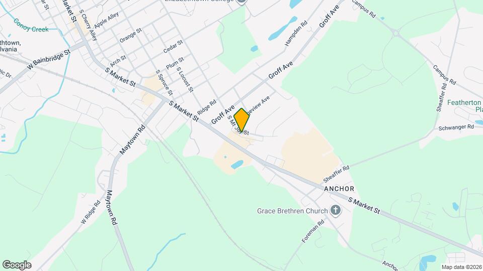 1308 S Mt Joy St Map and Location Details