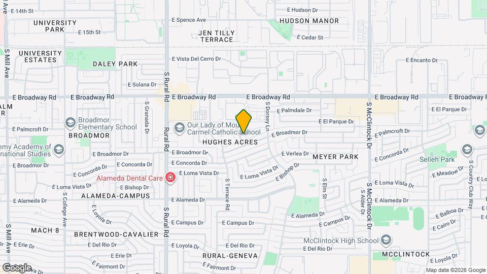 2127 S Stanley Pl Mapa y Detalles de la Ubicación