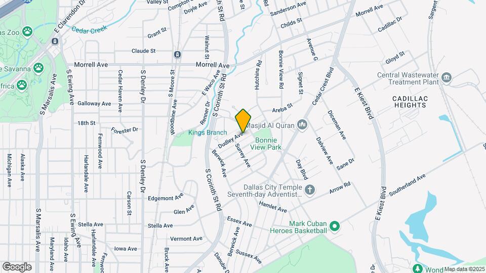 1918 Dudley Ave Map and Location Details