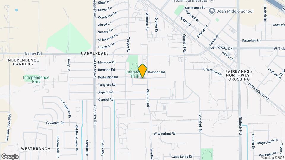 9913 Porto Rico Rd Map and Location Details