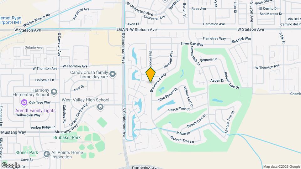 1429 Basswood Way Map and Location Details