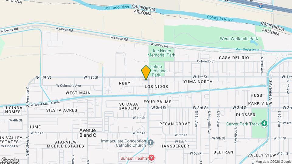 124 S Avenue B Mapa y Detalles de la Ubicación