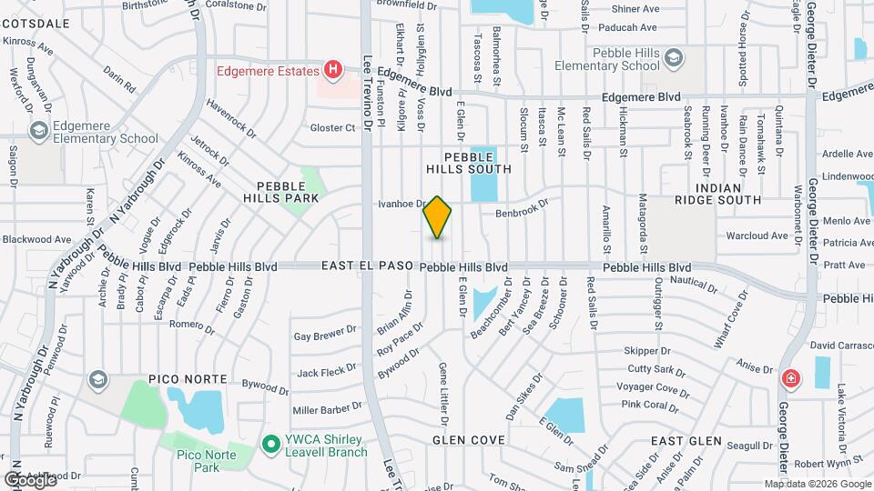 3109 Wayside St Map and Location Details