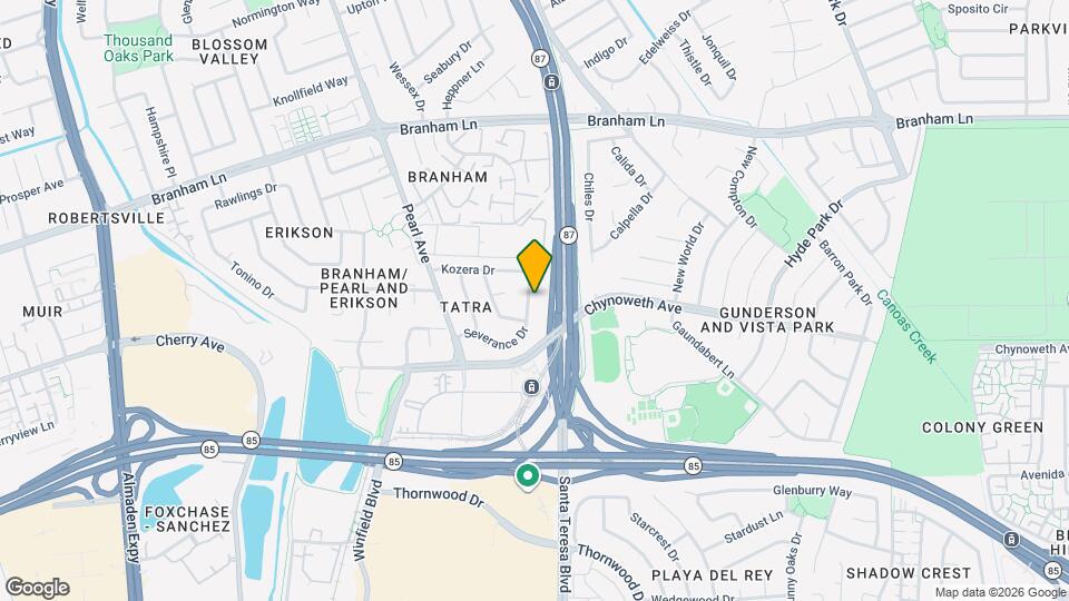 5032 Severance Dr Map and Location Details