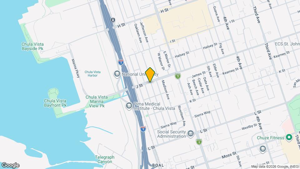 702 Oaklawn Ave Map and Location Details