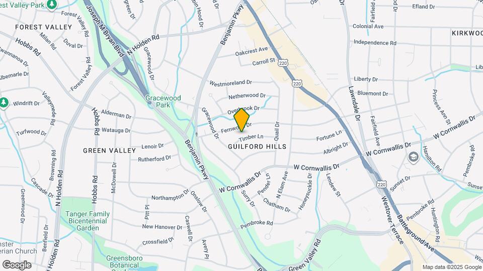 2520 Timber Ln Map and Location Details