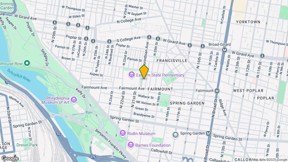 721 Corinthian Ave, Unit 1st floor Map and Location Details