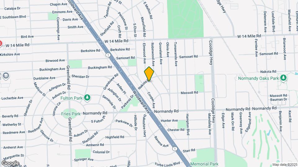 4355 Elmwood Ave Map and Location Details