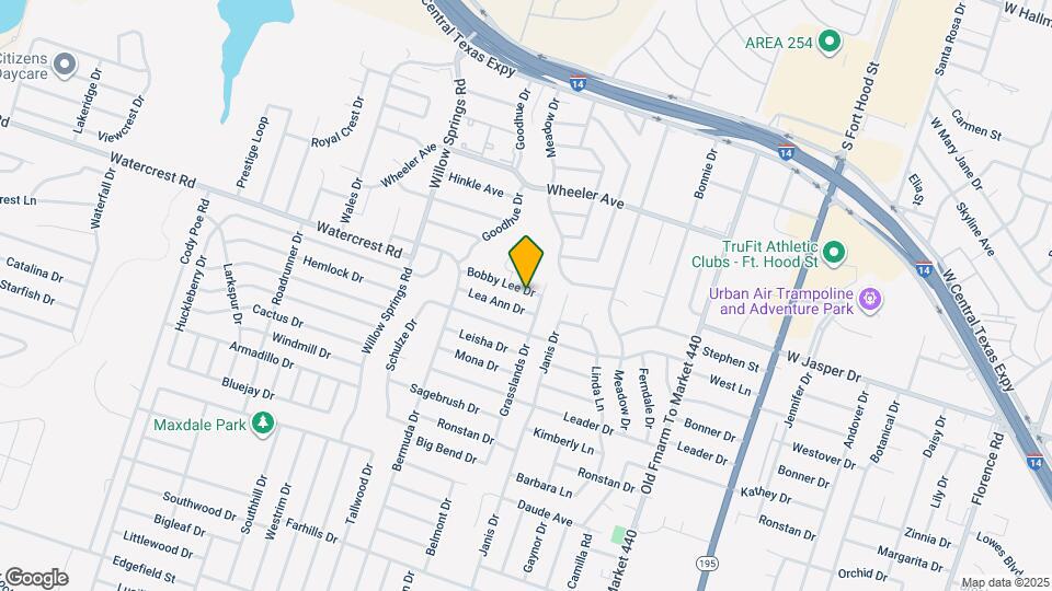 1610 Bobby Lee Dr Map and Location Details