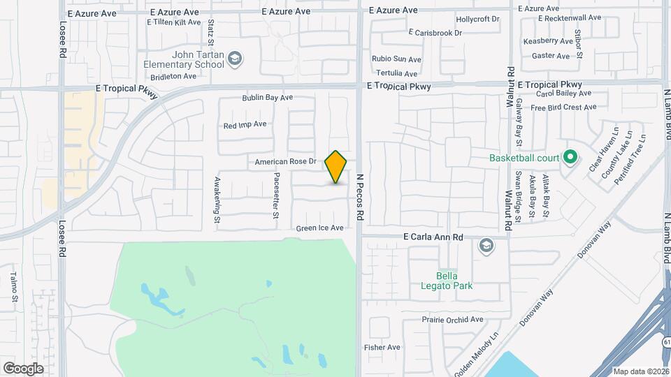 3405 Carolina Moon Ave Map and Location Details