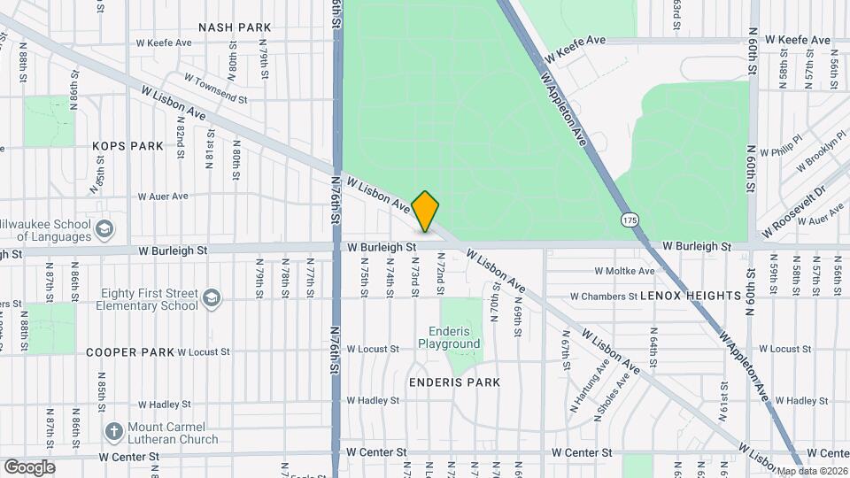 7220 W Burleigh St Mapa y Detalles de la Ubicación