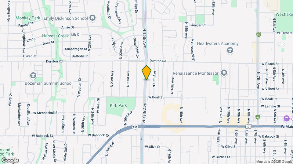 412 N 19th Ave Map and Location Details