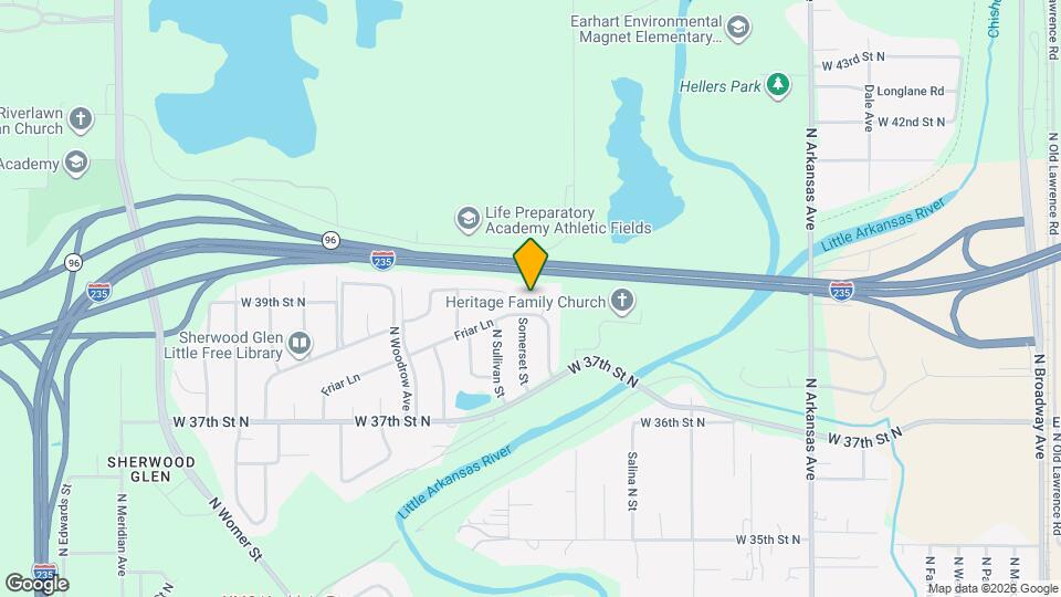 3951 N Garland Cir Map and Location Details