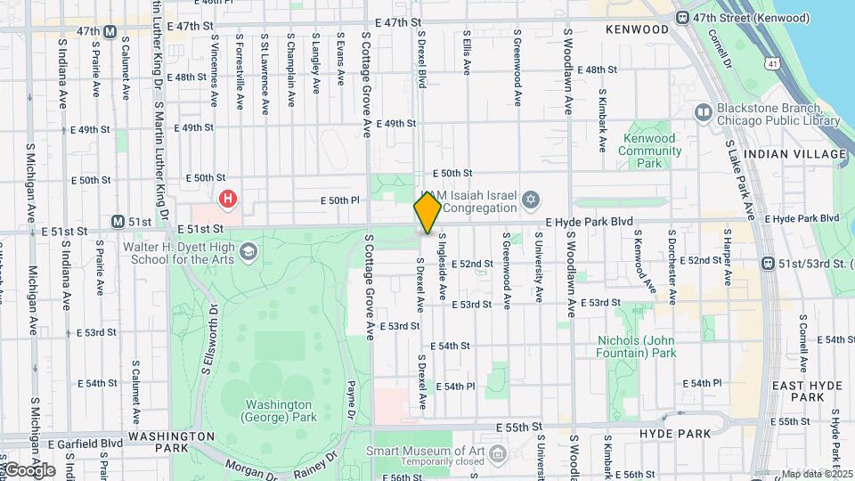 5115 S Drexel Ave Map and Location Details