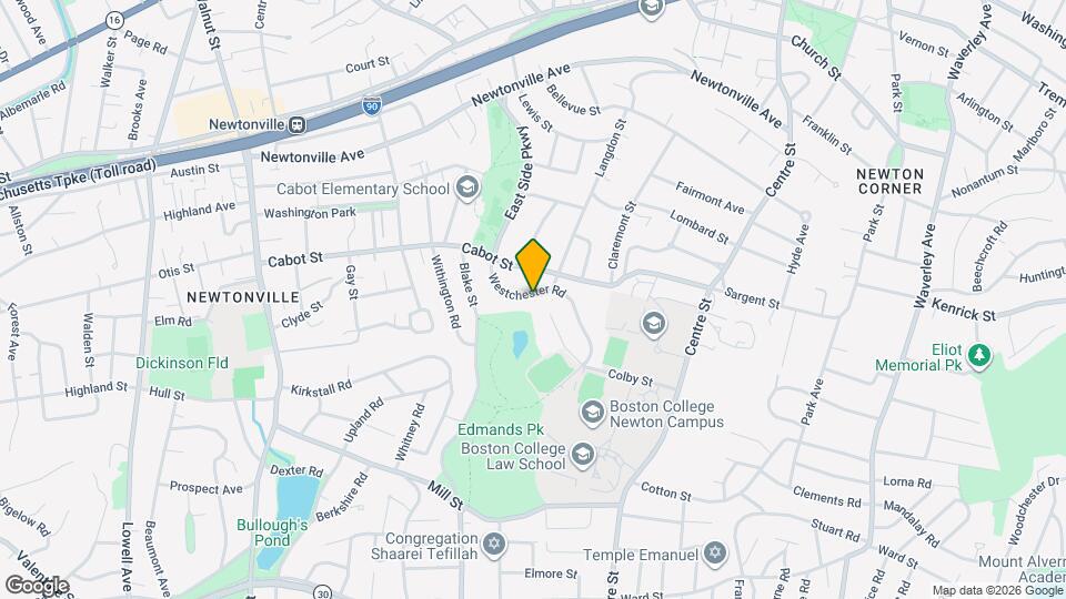 61 Westchester Rd Map and Location Details