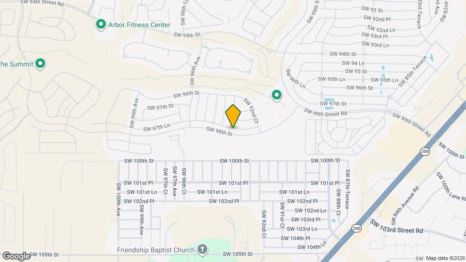 9394 SW 97th Ln Map and Location Details