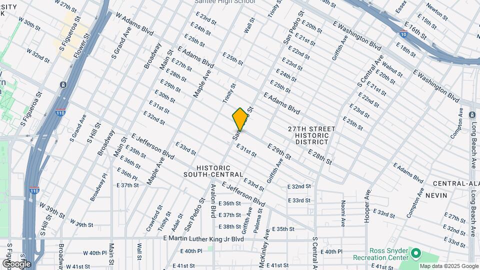 2906 San Pedro St Map and Location Details