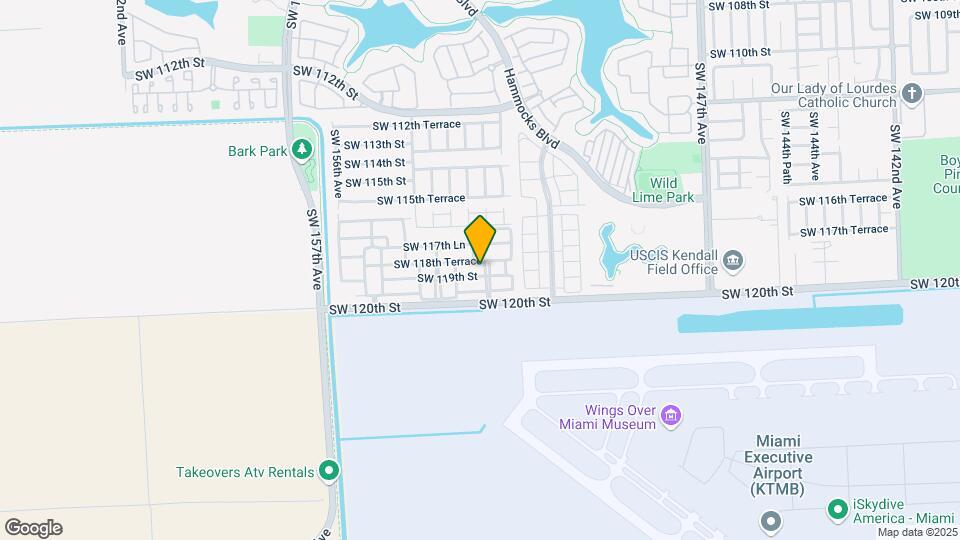 11866 SW 152nd Pl Map and Location Details
