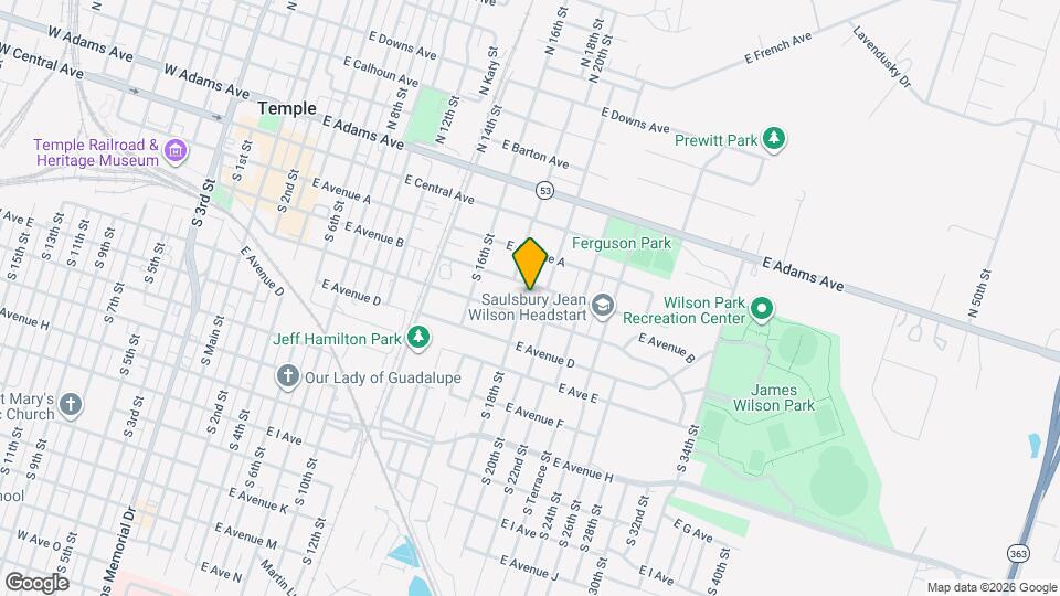 209 S 18th St Map and Location Details