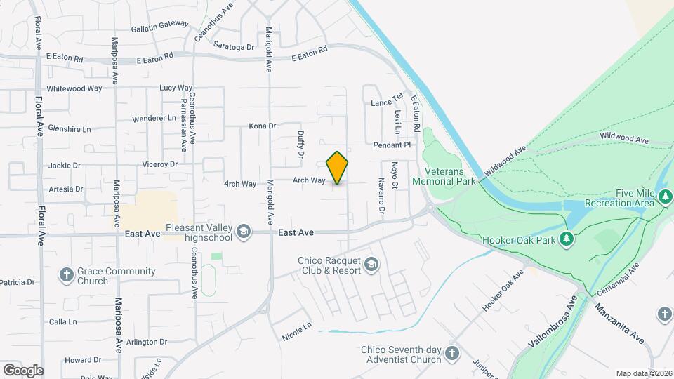 2608 Doral Way Map and Location Details