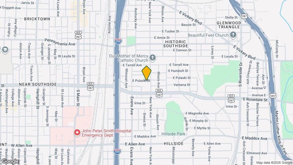 966 E Pulaski St Mapa y Detalles de la Ubicación