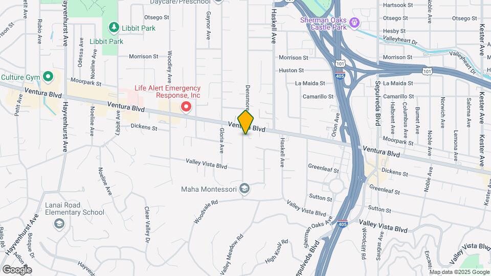 4610 Densmore Ave Mapa y Detalles de la Ubicación