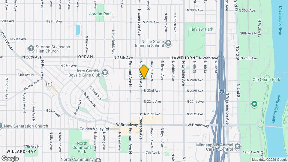 2324 Emerson Ave N Mapa y Detalles de la Ubicación
