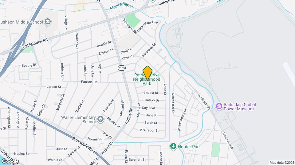 3217 Thunderbird Ln Map and Location Details