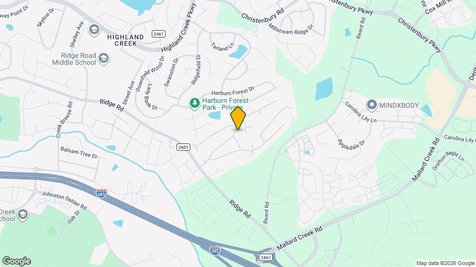 2410 Highland Park Dr Mapa y Detalles de la Ubicación