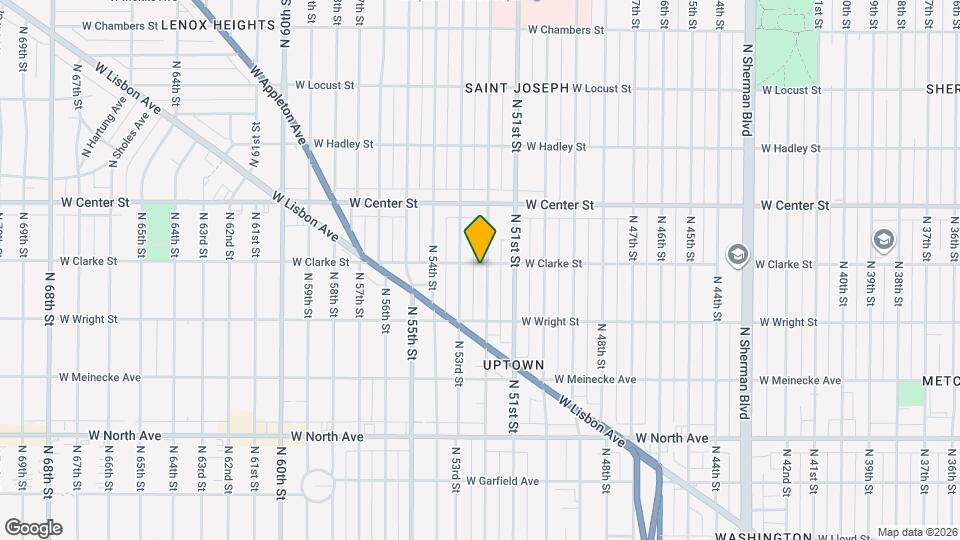 2577 N 52nd St Map and Location Details