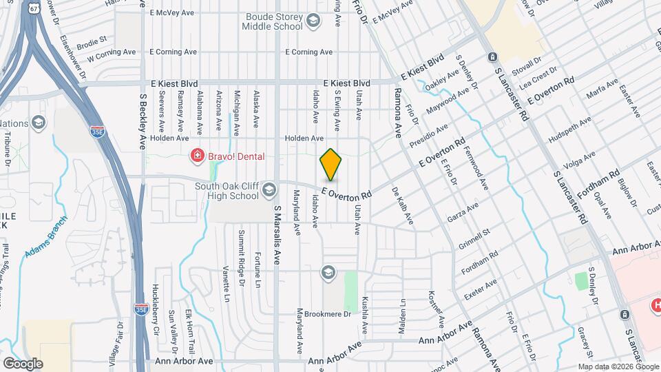 3539 S Ewing Ave Map and Location Details