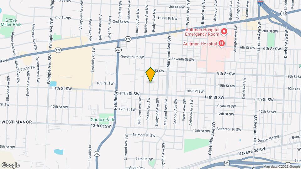 1014 Roslyn Ave SW Map and Location Details