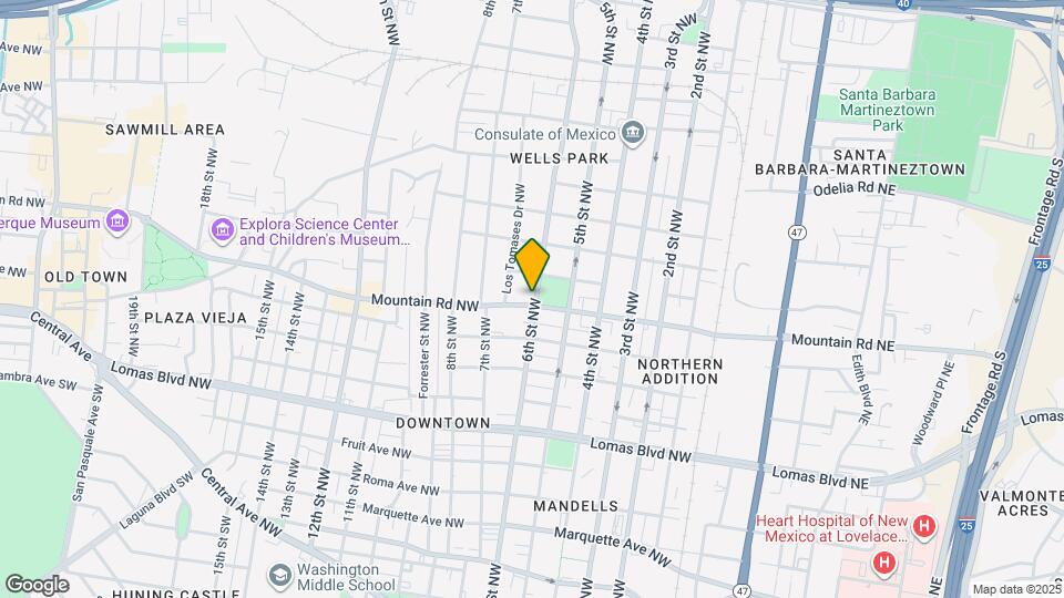 601 Mountain Rd NW Map and Location Details