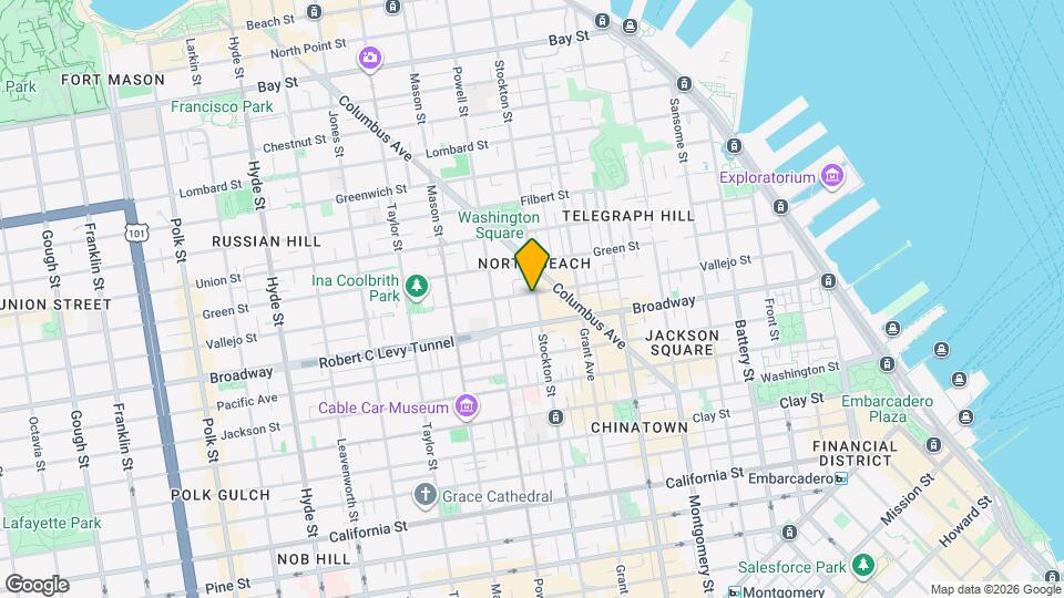 1355-1365 Stockton St Map and Location Details