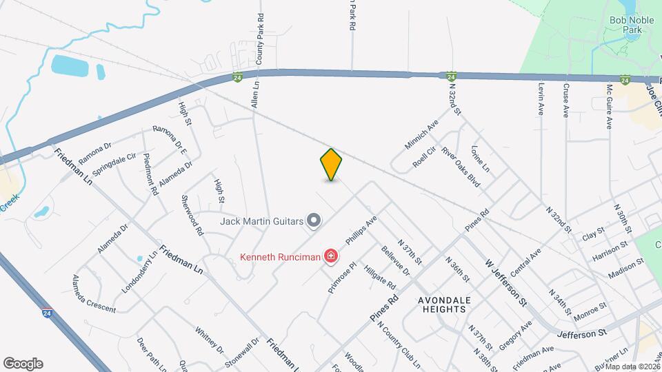 3718 Creekside Ct, Unit A Map and Location Details