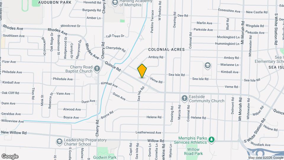4550 Quince Rd Map and Location Details