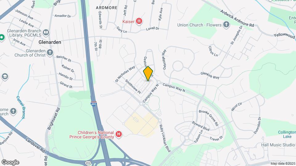 9507 Smithview Pl Map and Location Details