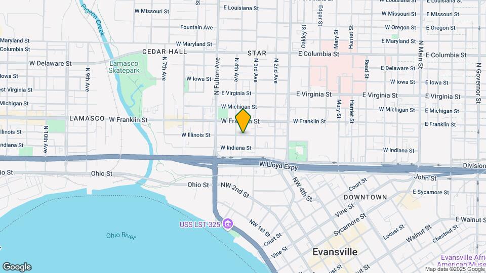 1020 W Illinois St Map and Location Details