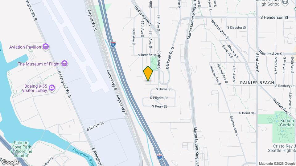 3716 S Roxbury St, Unit A Mapa y Detalles de la Ubicación