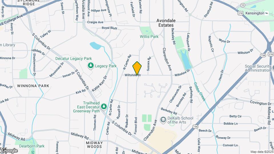 1045 Forrest Blvd Map and Location Details