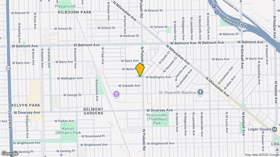 4009 W Wellington Ave Map and Location Details