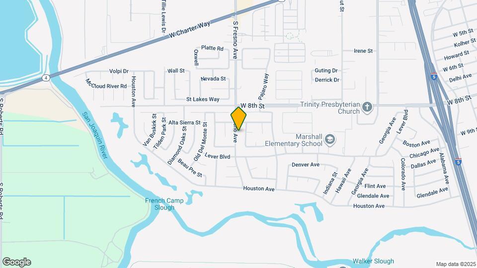 2404 S Fresno Ave Map and Location Details