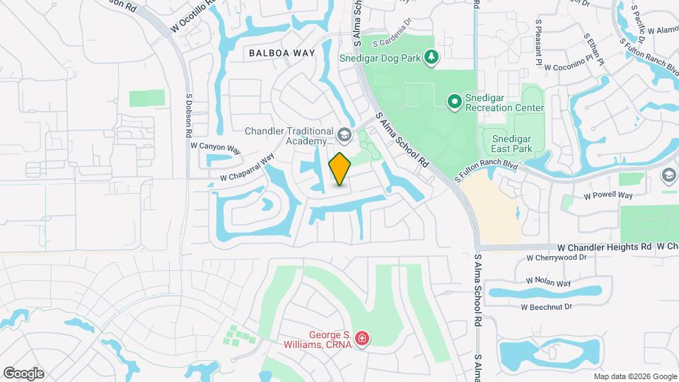 1472 W Blue Ridge Way Map and Location Details